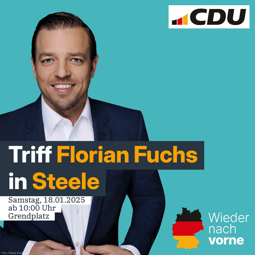 Liebe Freunde der CDU Steele,